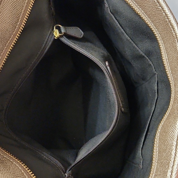 Coach City Tote Bag In Shimmery Rose Gold - Picture 12 of 13